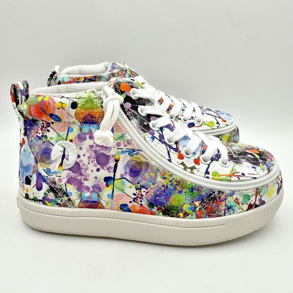 Billy Kids Classic DR High II Sneaker US 1 Extra Wide EU 32 Multi-color NIB - Picture 4 of 13